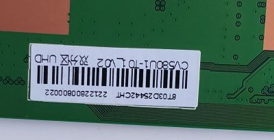 KIT DE TARJETAS PARA TV HISENSE / MAIN FUENTE 280868A / RSAG7.820.9221/ROH / 280867 / T-CON 8T03D25442CHT / DCBDM-X296C_03 / 22122800800022 / PANEL HD580X1U91-L1/S0/GM/CKD3A/ROH/1 / MODELO 58R6E3 - Imagen 4